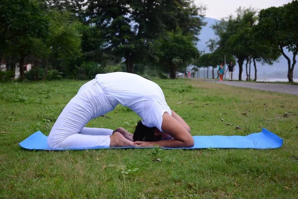 Yoga practice shala environment